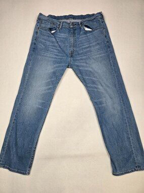 Vintage Levis 505 Regular Fit Denim Jeans W38 L30 Blue Straight Leg Mens
